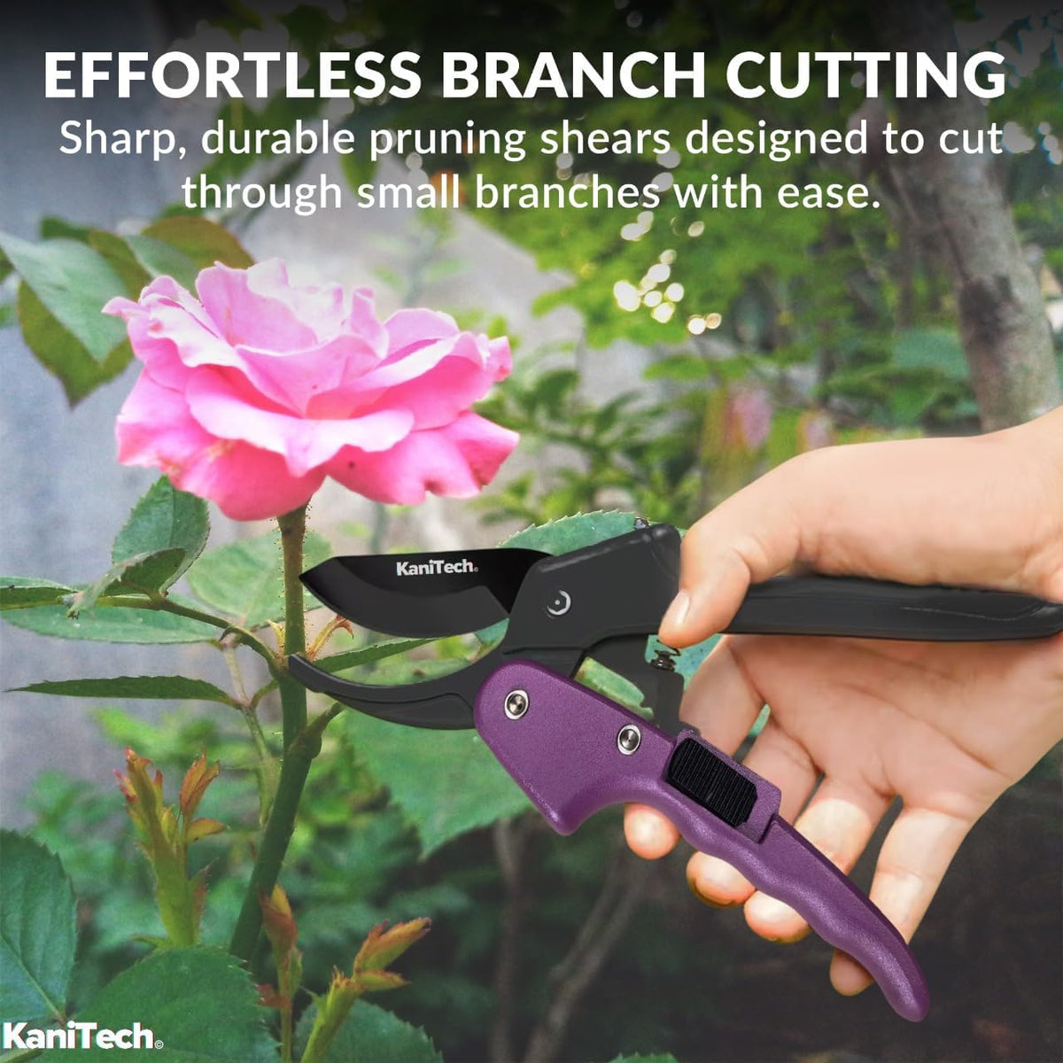 Pruning Shears for Gardening with Gloves - Heavy Duty Garden Shears, Aluminum Hand Pruners with TPR