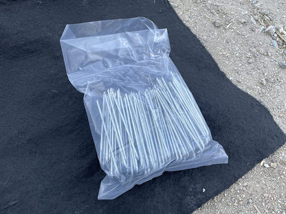 Sandbaggy 4 Inch Landscape Sod Staples | Great for Hard & Rocky Soil | Sharp Like a Knife | Tough