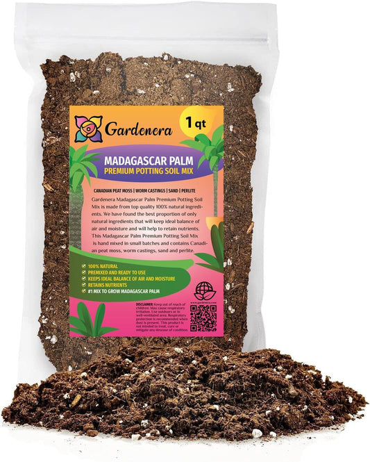 Gardenera Premium Madagascar Palm Potting Mix - Crafted for Thriving Growth and Unique Elegance - 1