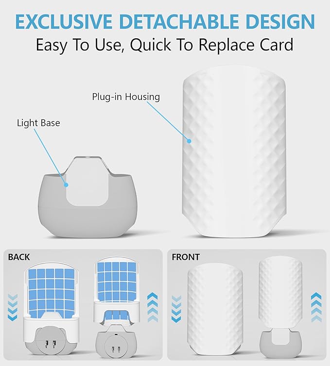 Flying Insect Trap for Indoors, Bug Killer Light Trap for Fruit Flies, Gnats, Moths, and