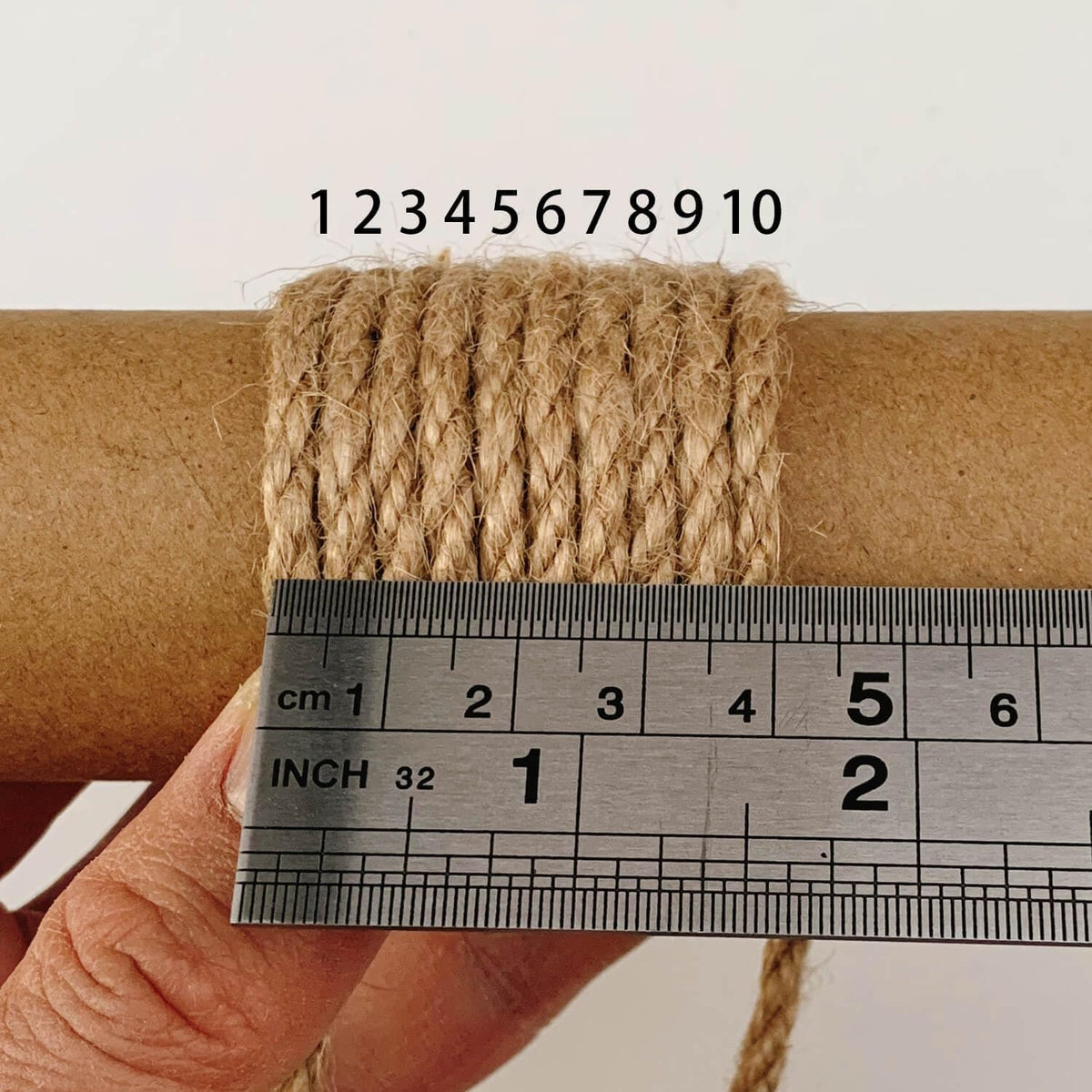 4mm Jute Twine, 164 Feet Braided Jute Rope, Heavy Duty and Thick Twine Rope for DIY Artwork