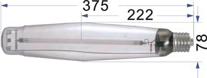 HPS 1000W Pressure Sodium Grow Light Bulb High PAR Enhanced Warm Light Spectrums CCT 2100K Lamp for