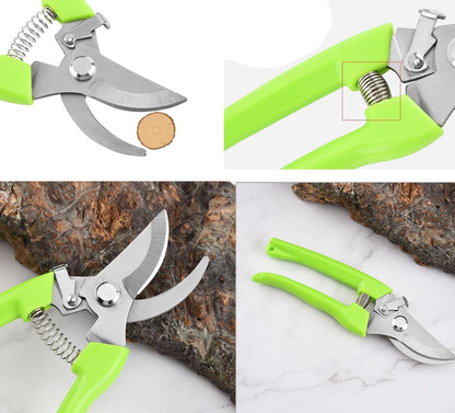 Garden Flower Shears Pruning Shears 6.9 inches Scissors Heavy Duty Plant Scissors for Cutting