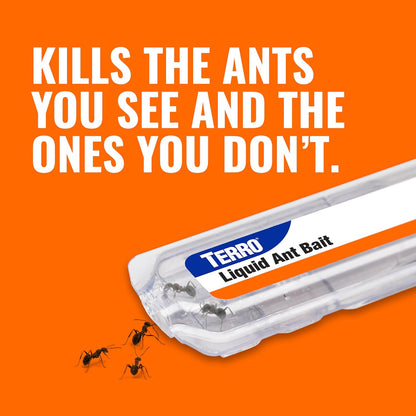 TERRO Ant Killer Bait Stations T300B - Liquid Bait to Eliminate Ants - Bait System - 12 Count