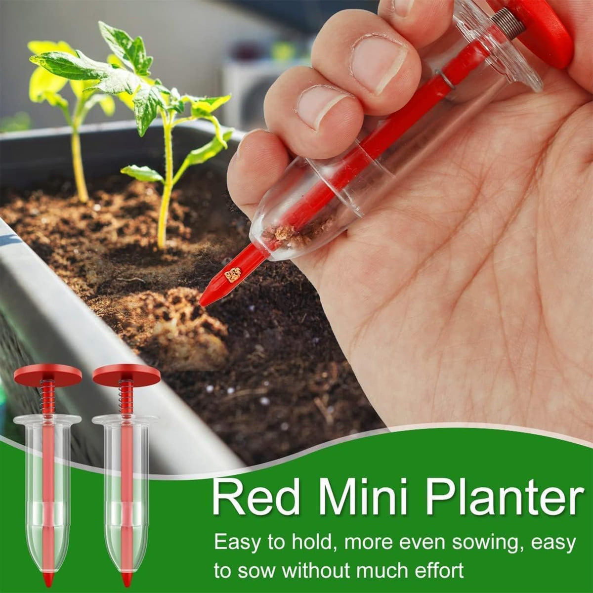 17 PCS Mini Seed Spreader, New Mini Gardening Spreaders, Mini Sowing Seed Dispenser, Reusable