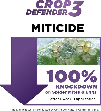 Grower's Ally Crop Defender 3 Ready-to-Use 24 oz | Natural, Safe & Organic Insecticide & Fungicide