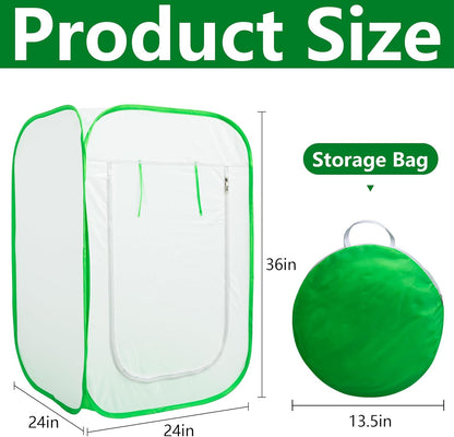 24 x 24 x 36 Inch Pop Up Winter Frost Plant Cover, Gardening Plants Freeze Protection Tent, Warm