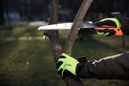 Folding Hand Saw for Tree Pruning, Camping, Gardening, Hunting. Cutting Wood, PVC, Bone with