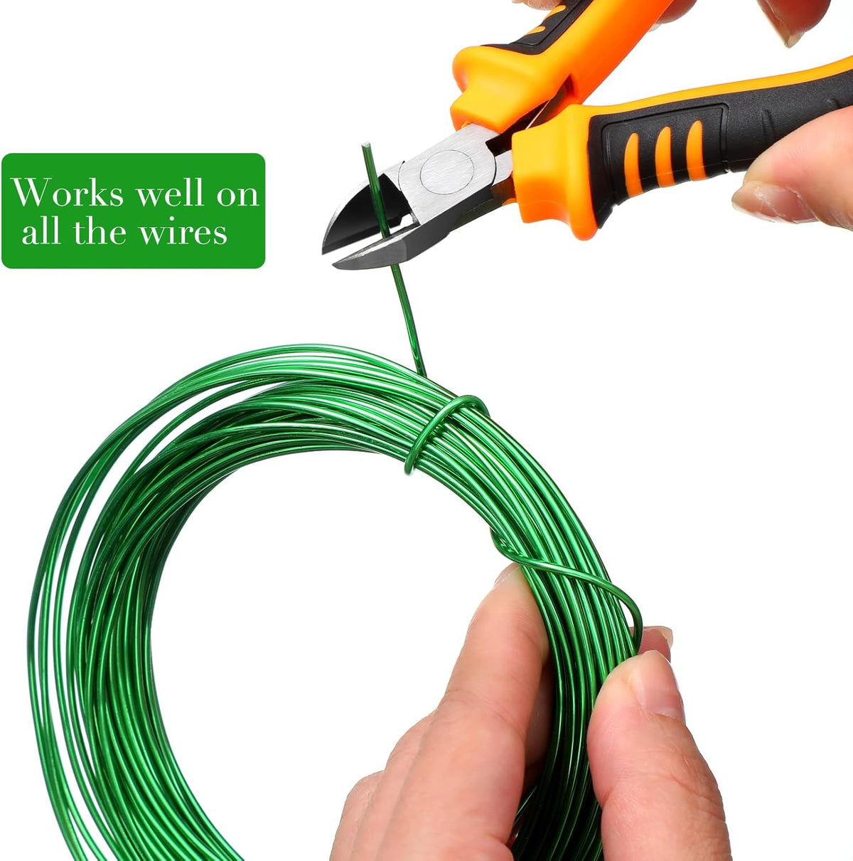 5 Roll Aluminum Bonsai Training Wire & Cutter Set - 160 Feet Total with Adjustable Anodized Wire
