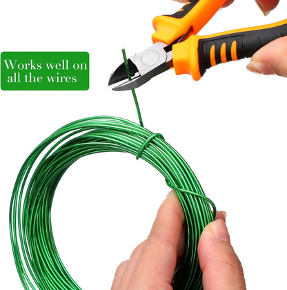 5 Roll Aluminum Bonsai Training Wire & Cutter Set - 160 Feet Total with Adjustable Anodized Wire