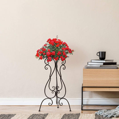 Metal Plant Stand Indoor Outdoor, Heavy Duty Flower Pot Stands 22.5 Inch Tall, Single Plants