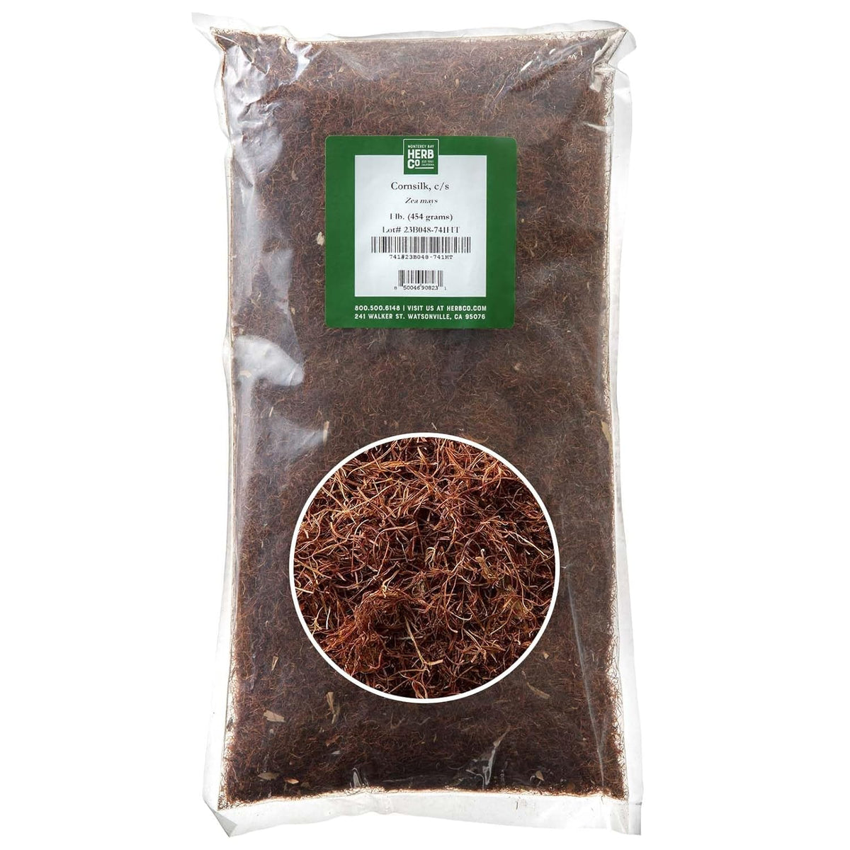 MONTEREY BAY HERB CO. Cornsilk, Cut & Sifted | Use for Teas, Dietary Supplement, Skin Washes | from