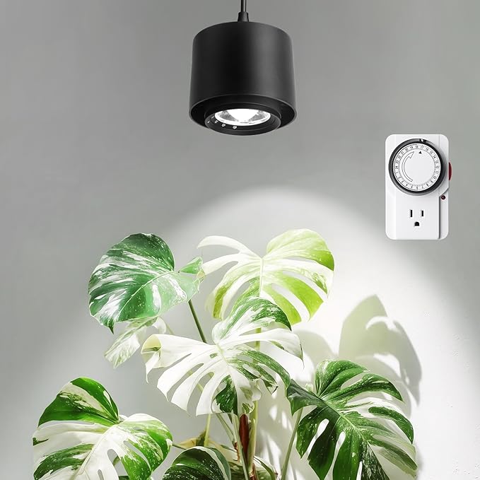 Barrina TR40 Hanging Grow Lights for Indoor Plants, 40W 5000K Full Spectrum, Adjustable Beam Angle