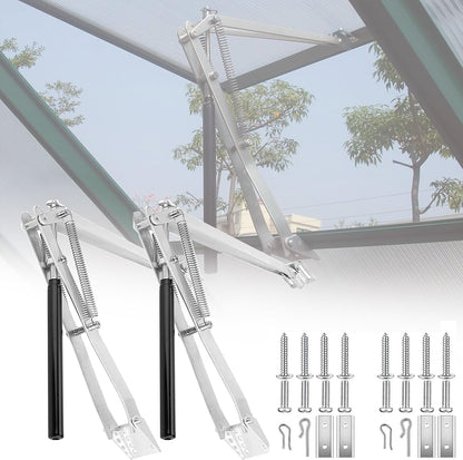 2 pcs Automatic Greenhouse Window Opener Auto Vent Opener Roof Vent Opener Auto Vent Kit Solar Heat