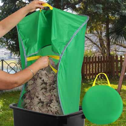 UQM Leaf Collector, Portable Pop Up Leaf Bags, Foldable Leaf Pick Up Tools Patent Number D1005635