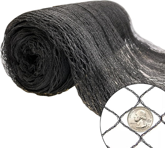 POYEE 50x50ft Bird Netting for Chicken Coop, 1 inch Mesh, Heavy Duty, Hawk Proof, Garden
