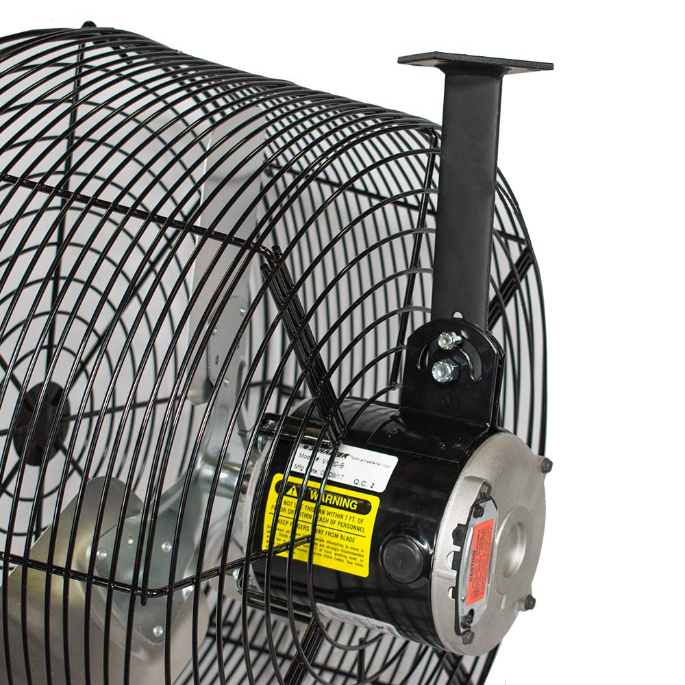 Schaefer VK20-B VersaKool Air Circulator Fan & Aluminum Blade, Ceiling Wall Mount Greenhouse Fan