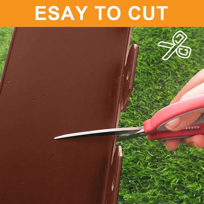 Landscape Edging Kit,33ft Garden Borders Edging Landscape Edging Border【4INCH Hight】 Flexible Lawn
