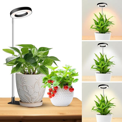 Kullinss Grow Light, 48 LEDs Full Spectrum Plant Lights for Indoor Growing, Small Plant Grow Light