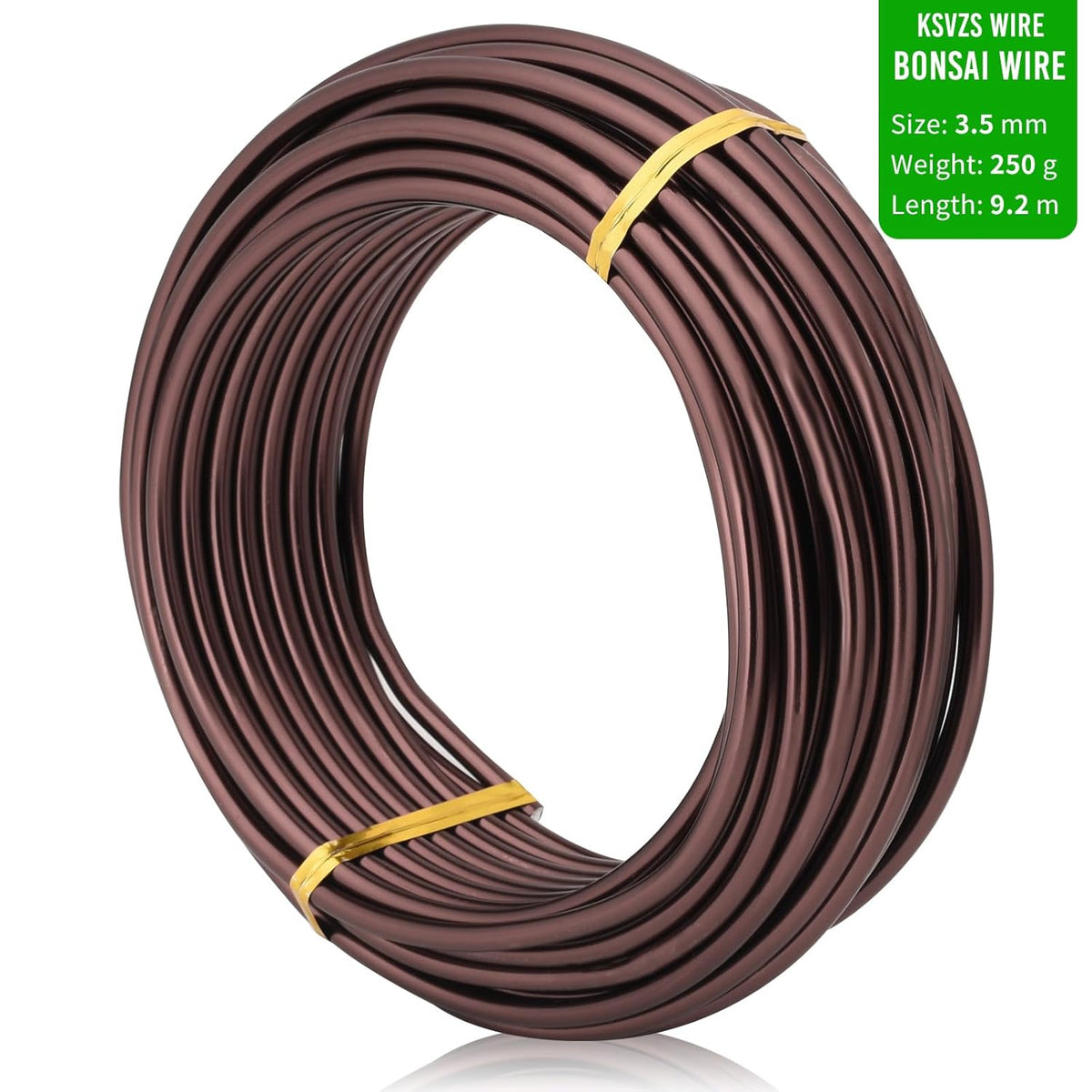 Bronze-3.5-Anodized Aluminum Bonsai Training Wire 250g Large Roll,Many Size to Choose,KSVZS