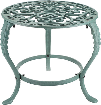 OwnMy Heavy Duty Cast Iron Plant Stand Vintage Wrought Iron Flower Pot Holder, Indoor Outdoor Large
