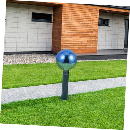 Garden Gazing Ball Reflective Surface Polished Decorative Ball for Lawn Statue 12 Inches for