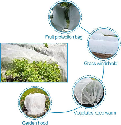 2 Pack Plant Covers Freeze Protection 10 x 30FT 1.2oz Frost Cloths Forst Blankets for Winter