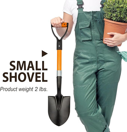 Small Garden Shovel Mini Kids Digging Shovel with Overall Length 28 inches Shovel for Digging
