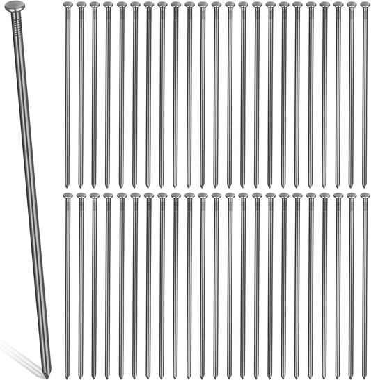 Nuenen 100 Metal Heavy Duty Stakes 12 Inch Landscape Anchoring Spikes Garden Edging Spikes for