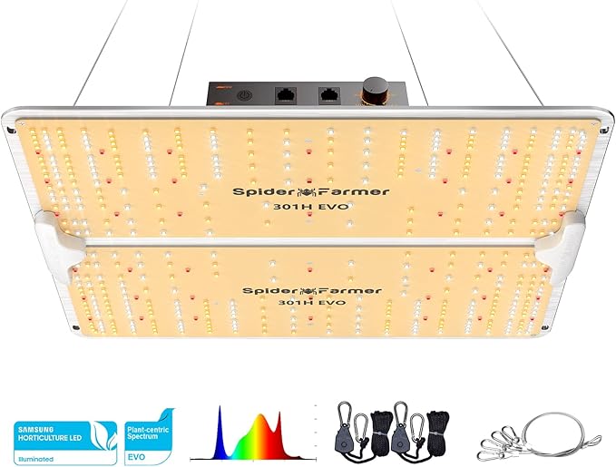 SPIDER FARMER SF2000Pro, Samsung LM301H EVO Led Grow Light, Full Spectrum Plant Grow Light