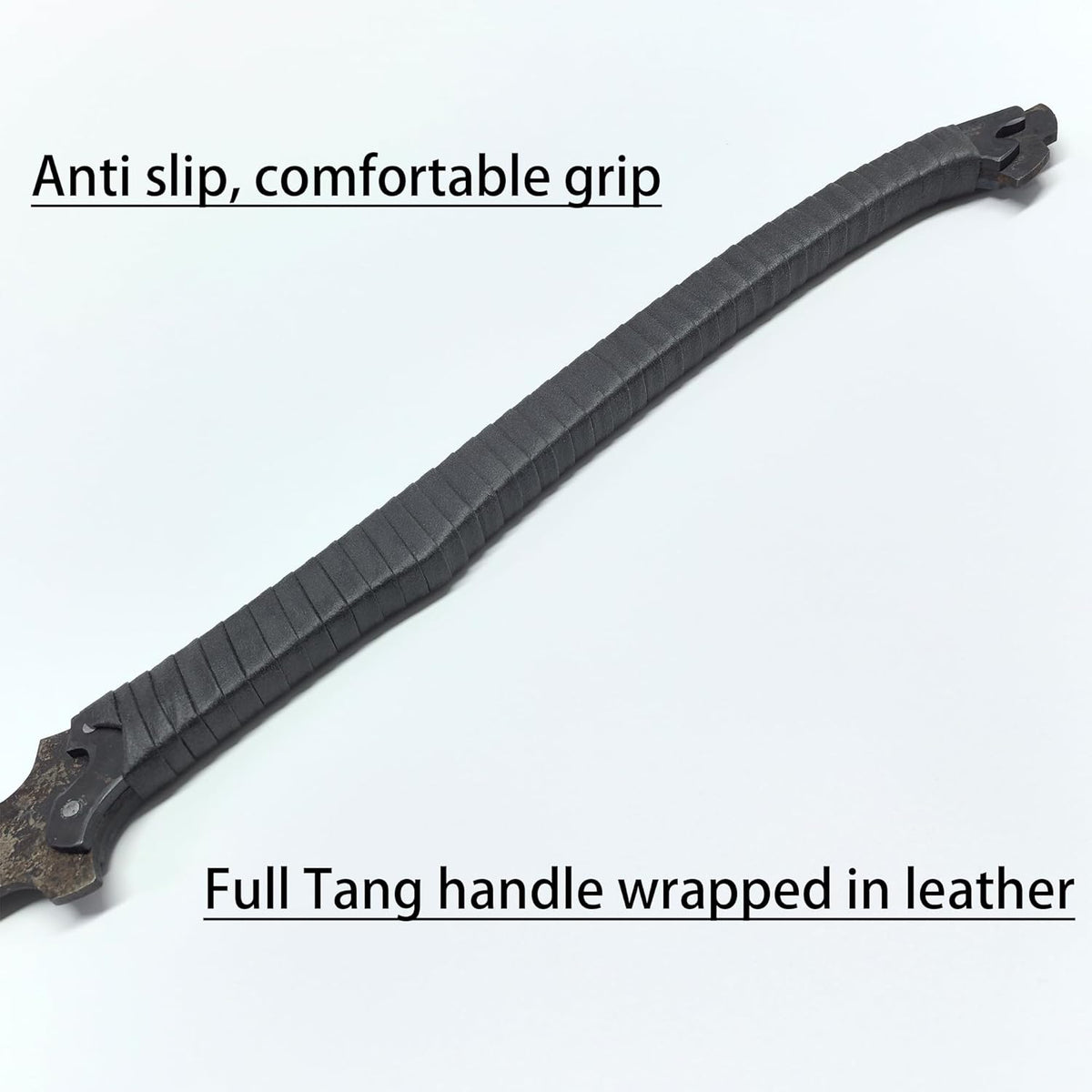 SV Handmade cast Manganese Steel Chopping Blade Sword, Full Tang, Outdoor, Hunting, Camping