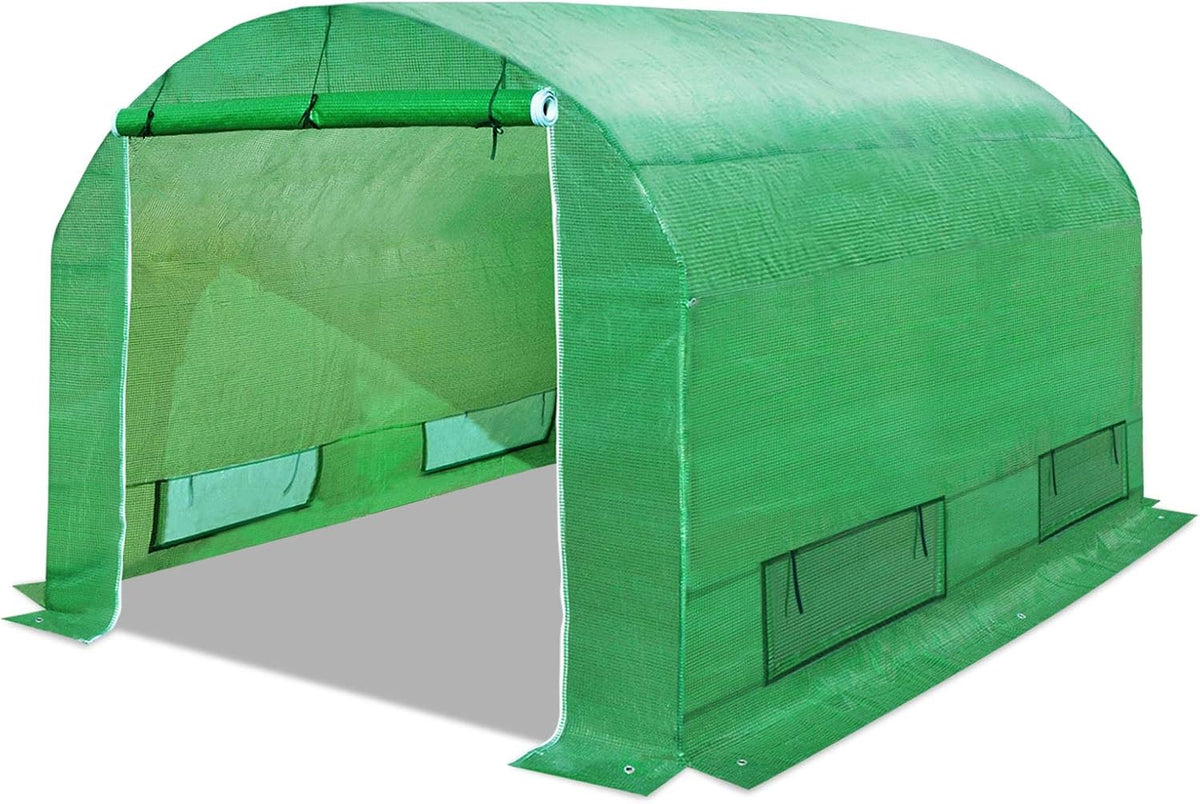 Strong Camel Greenhouse Replacement Covering for Outdoor Larger Hot Garden House , Support Arch