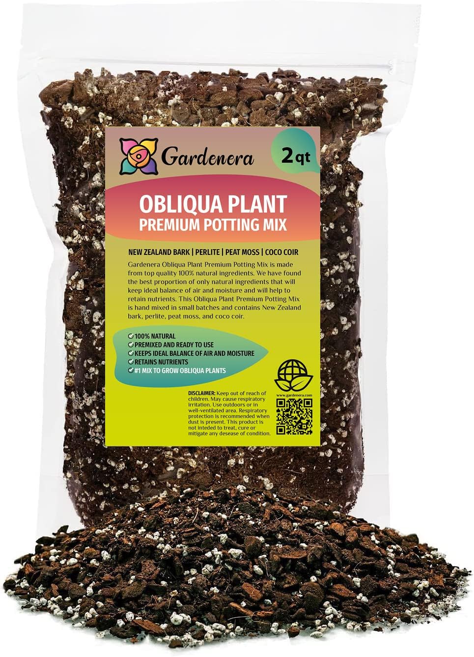 GARDENERA Expertly Formulated Monstera Obliqua Soil Mix - Strong and Healthy Roots by Gardenera - 2