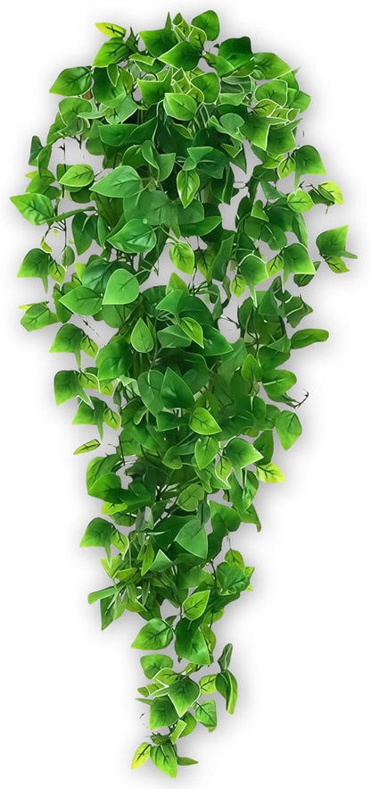 2 Pack Artificial Hanging Ivy Plants (3.6ft) - Fake Vine Greenery for Indoor/Outdoor Decor, Wedding