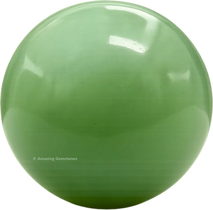 Amazing Gemstone Green Aventurine Crystal Ball with Stand - 2 Inches Crystal Sphere Meditation