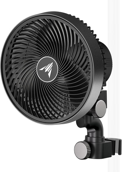 AC Infinity CLOUDRAY A6, Grow Tent Clip Fan 6” with Redesigned Long-Life EC Motor, Custom 10