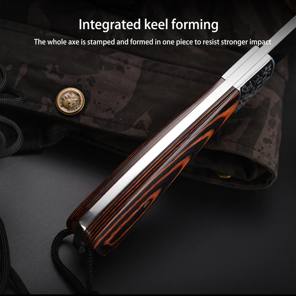 Multi-Functional Outdoor Axe - Garden Hatchet for Camping, Survival, and Tree Cutting - Portable
