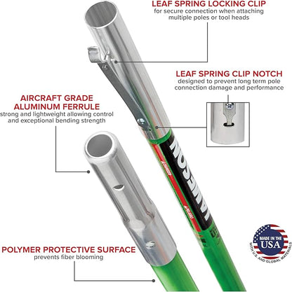 Jameson LS-Series Hollow Core Landscaping Tree Trimming Kit | 16” Barracuda Saw Blade | 18-Foot