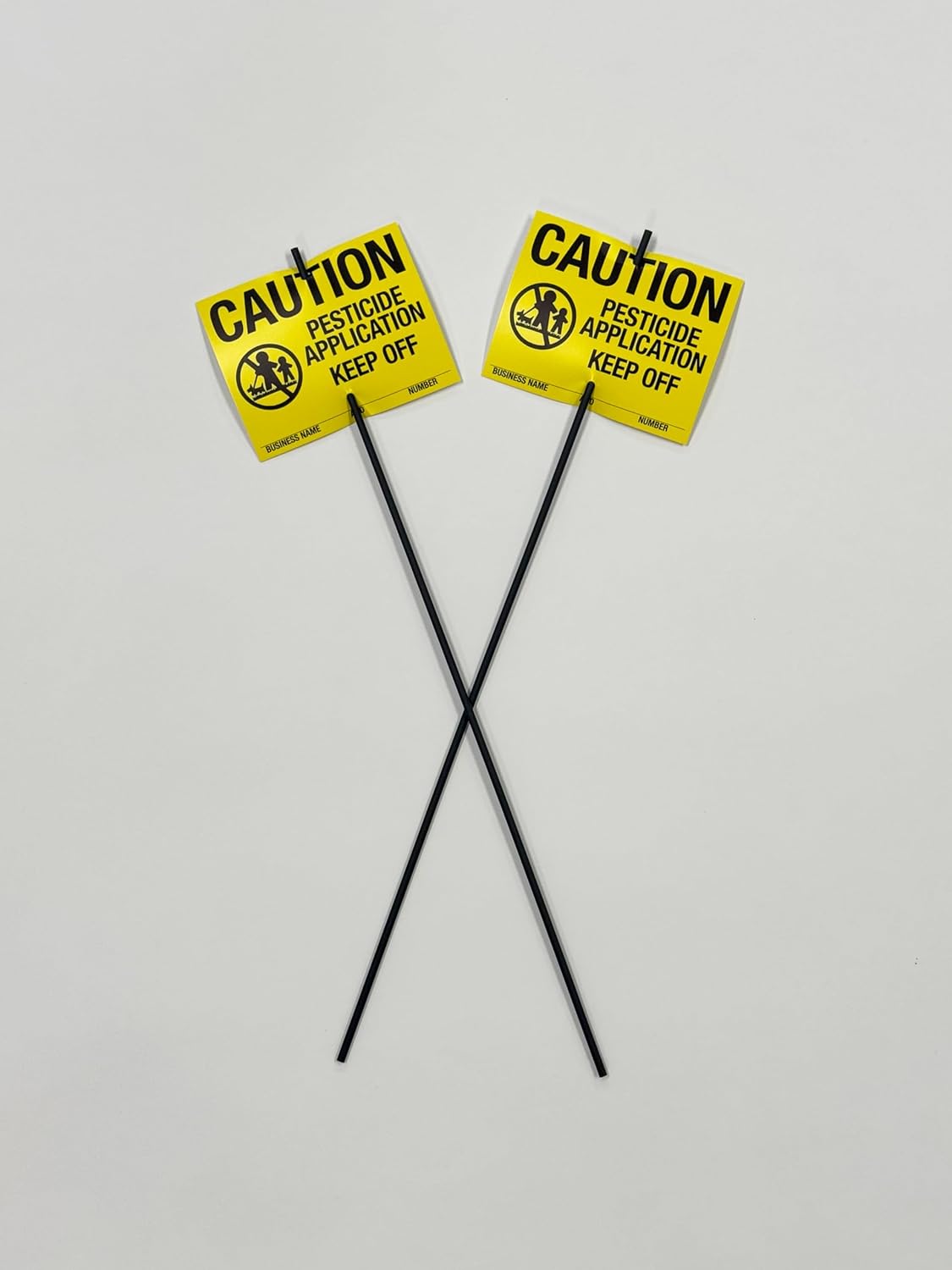 Great Lakes Marking Products Lawn Treatment Application Stakes & MASSACHUSETTS Signs (Economy Style
