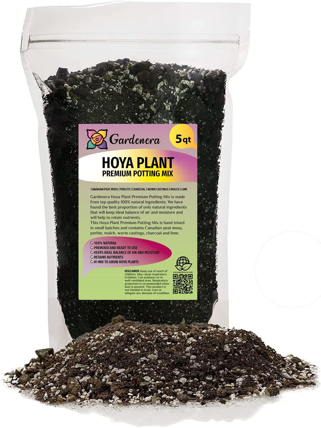 Gardenera Hoya Plant Premium Potting Mix - 5 Quart - Optimal Balance for Thriving Hoyas: Air
