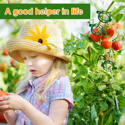 200 Pcs Plant Support Tomato Clips, Garden Clips, Crop Clips for Vine Vegetables, Fixing Tomato