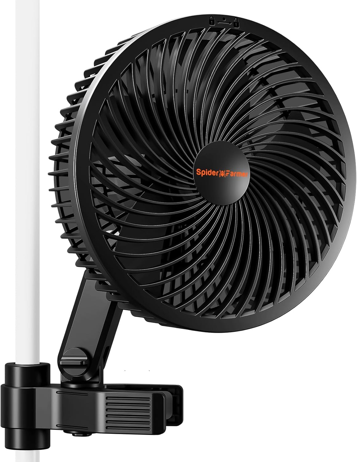 Spider Farmer New Grow Tent Clip Fan 6", EC Motor, Custom 10 Dynamic Wind Speeds and 10-Level