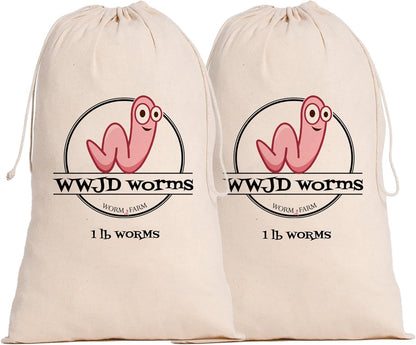 Red Wigglers Composting Worms - 2lb Red Worms for Composting Bin, for Plants or Gardening, Compost