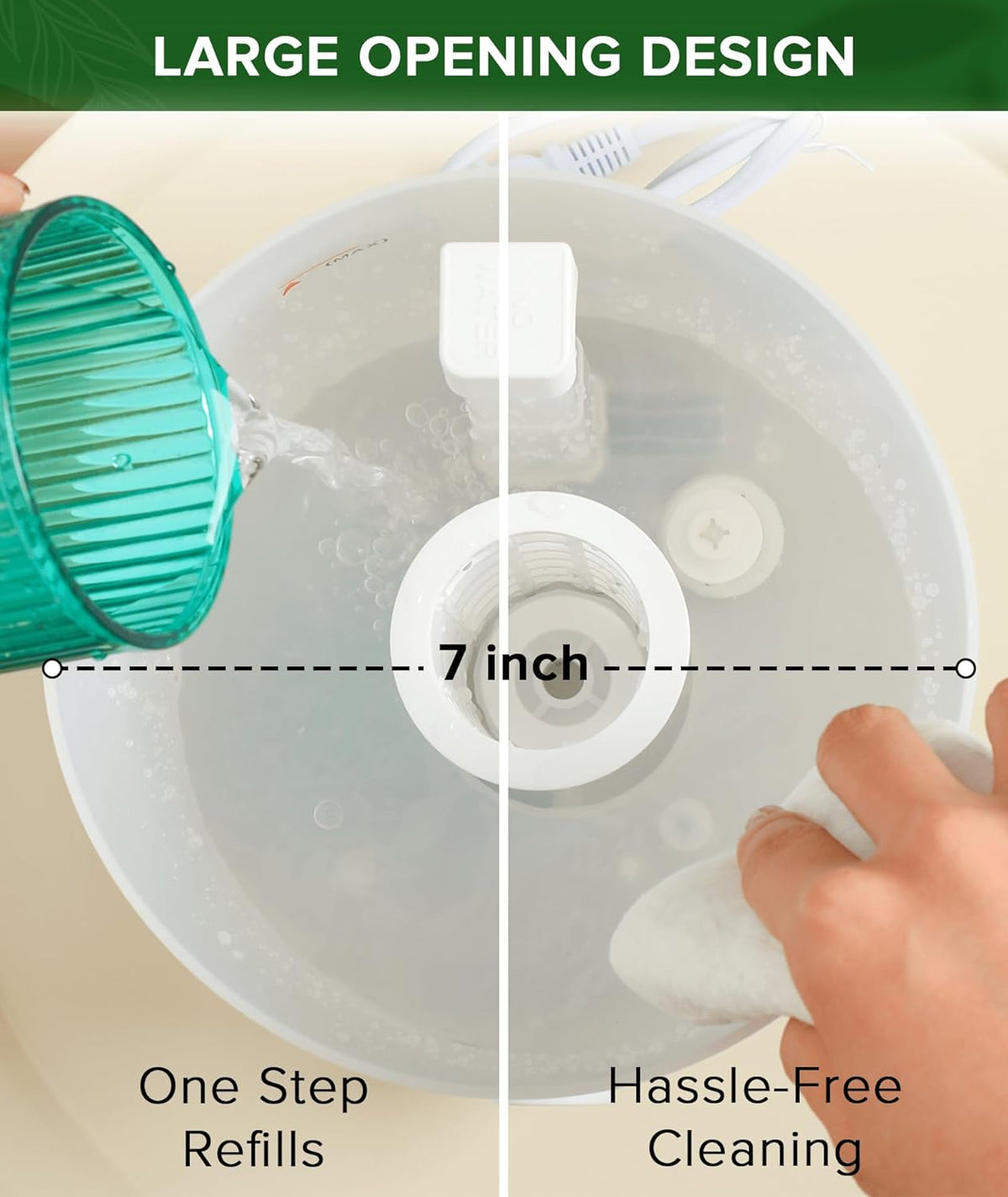 3L No Leak Plant Humidifiers for Grow Tent Greenhouse and Grow Room, Top-Fill, Auto Shut Off, with