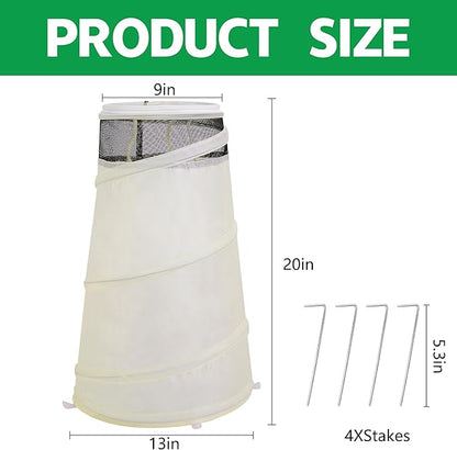 20" x 13" x 9" Pop Up Rose Cones for Winter Protection, Winter Rose Collars Protective Cover