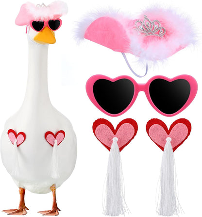 Outus Halloween Sexy Cowgirl Goose Outfits Funny Pink Cowboy Porch Goose Outfit 23 Inch Cowgirl