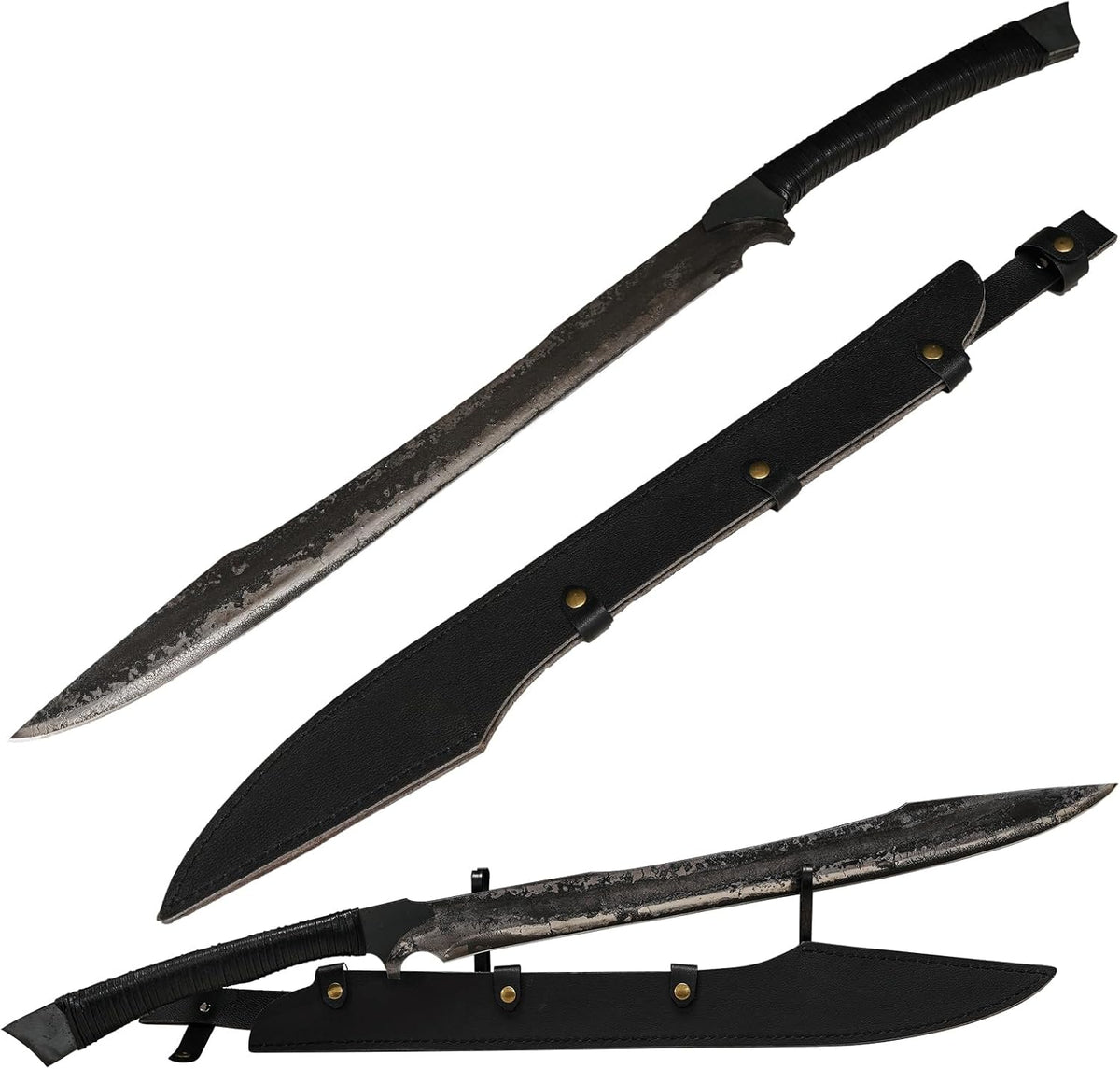 High Manganese Steel Blade Machete for Cutting Trees Heavy Duty Full Tang Outdoor Survival Hunting