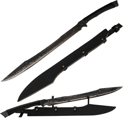 High Manganese Steel Blade Machete for Cutting Trees Heavy Duty Full Tang Outdoor Survival Hunting