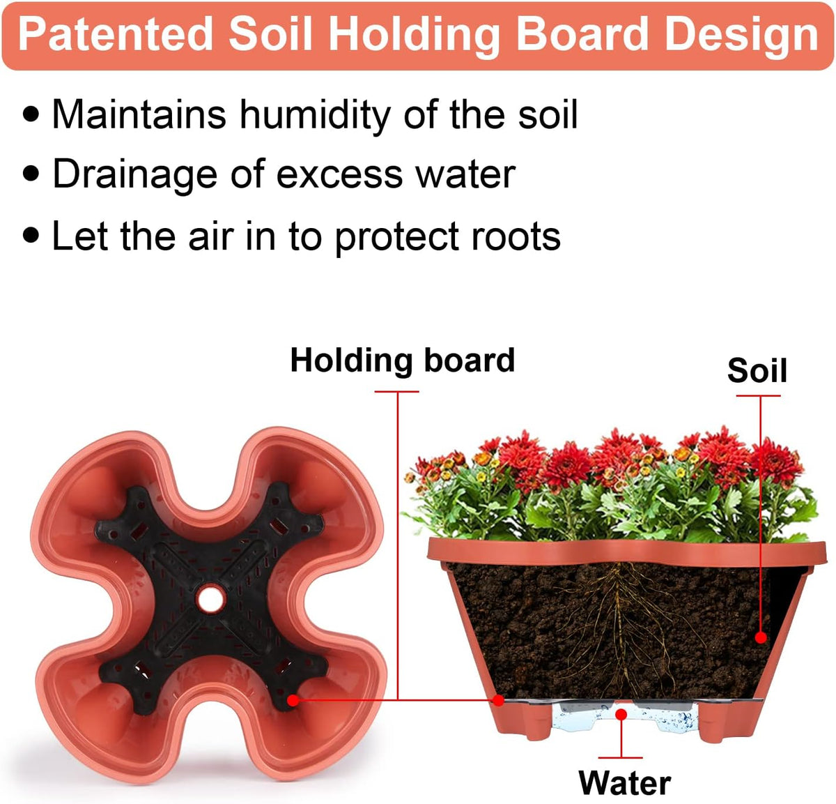 Vertical Planter 7 Tier Stackable Planters Garden Planters Strawberry Herb Flower and Vegetable