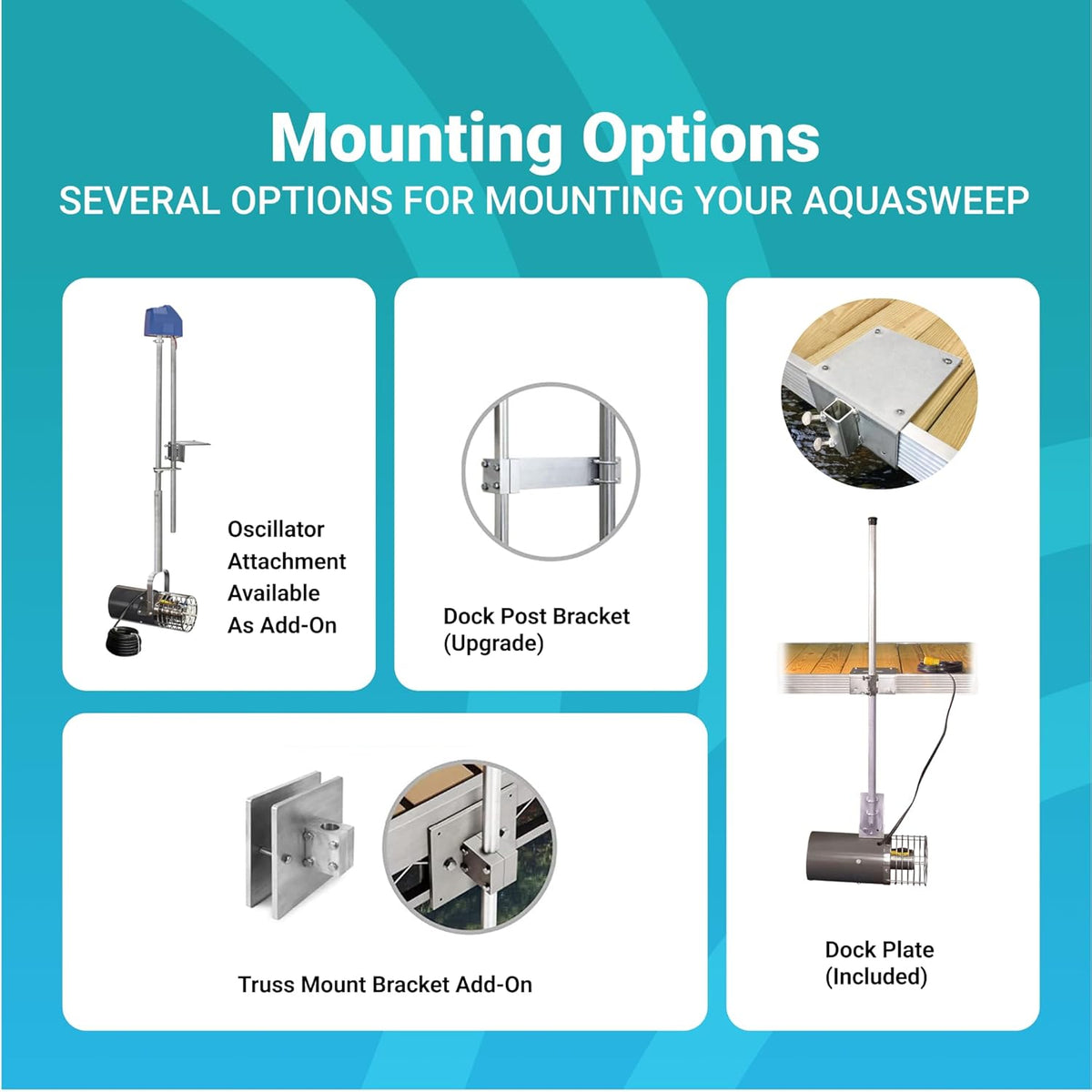 Scott Aerator 3/4 Horse Power 230V Muck Blaster - 50ft Cord | 3/4 Horse Power Aquasweep w/Truss